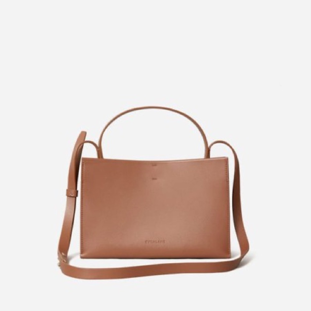 Everlane Lunchbox Crossbody bag brown leather